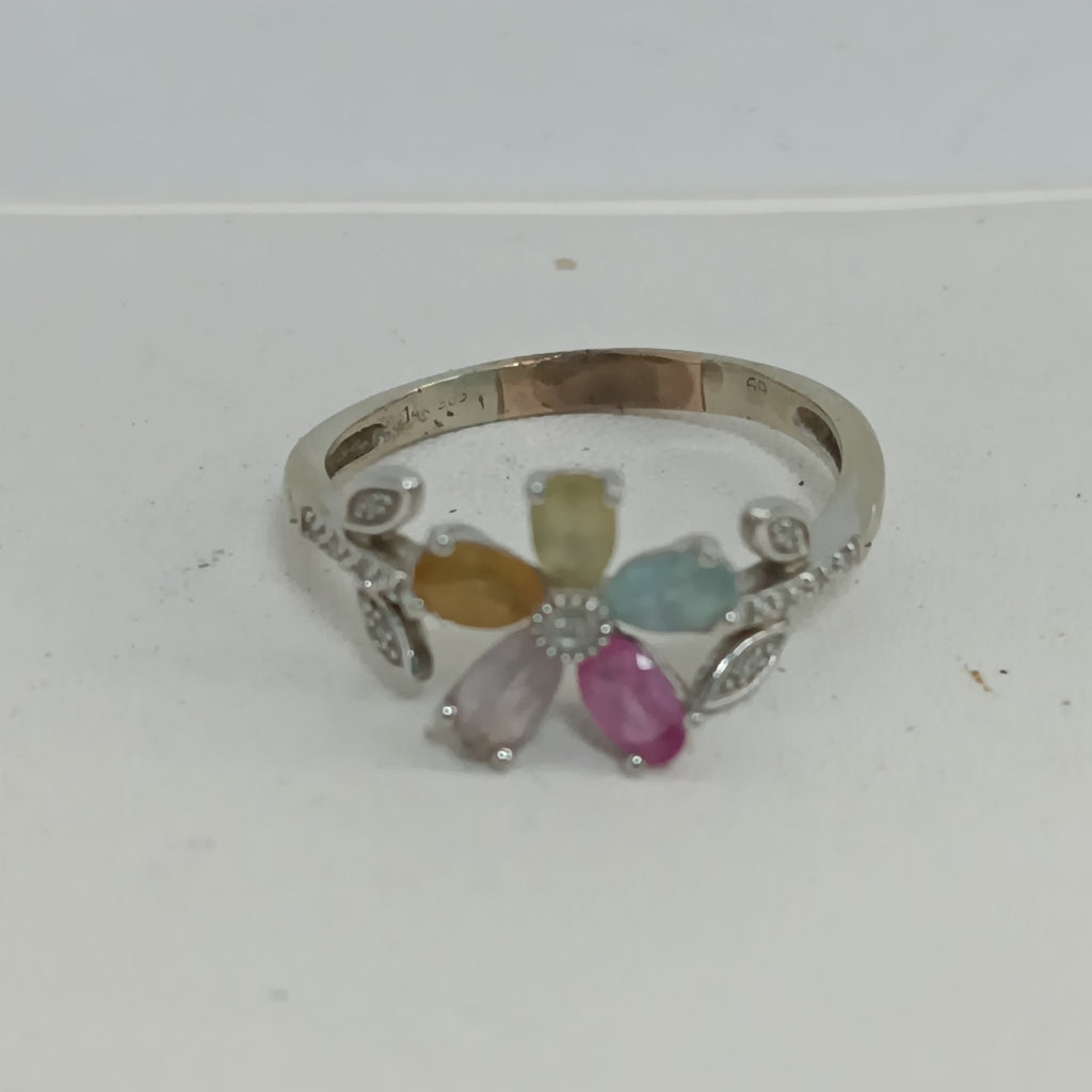 ANILLO ORO BLANCO 14 K 3,80 GRMS (SEMINUEVO)