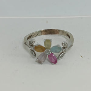 ANILLO ORO BLANCO 14 K 3,80 GRMS (SEMINUEVO)