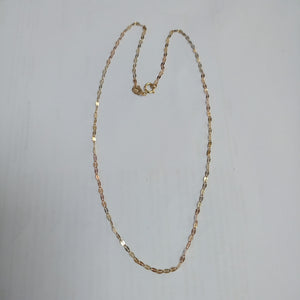 CADENA ORO COMBINADO 10 K 0.9 GRMS (SEMINUEVO)