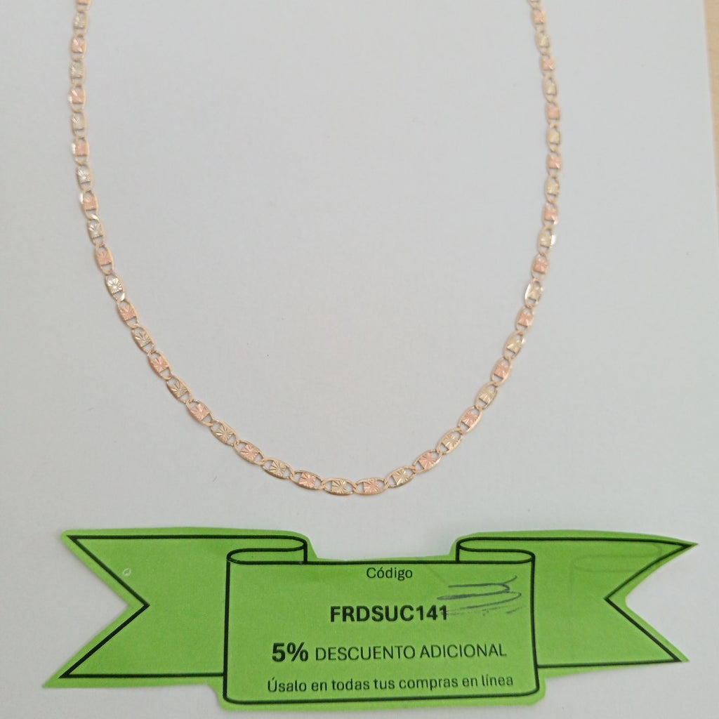 CADENA ORO 10 K 3.8 GRMS (SEMINUEVO)