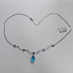 COLLAR ORO BLANCO 10 K 5,60 GRMS (SEMINUEVO)