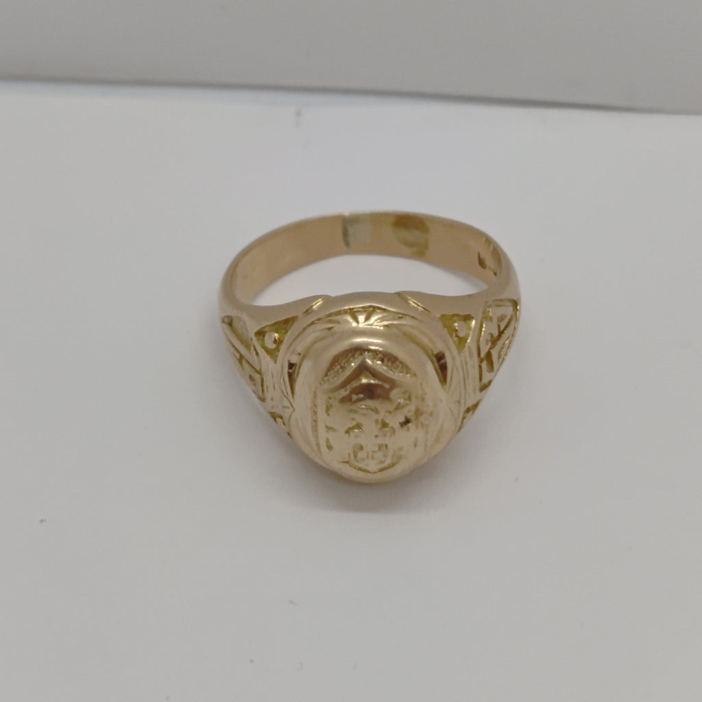 ANILLO DE GRADUACIÓN ORO 14 K 7.5 GRMS (SEMINUEVO)