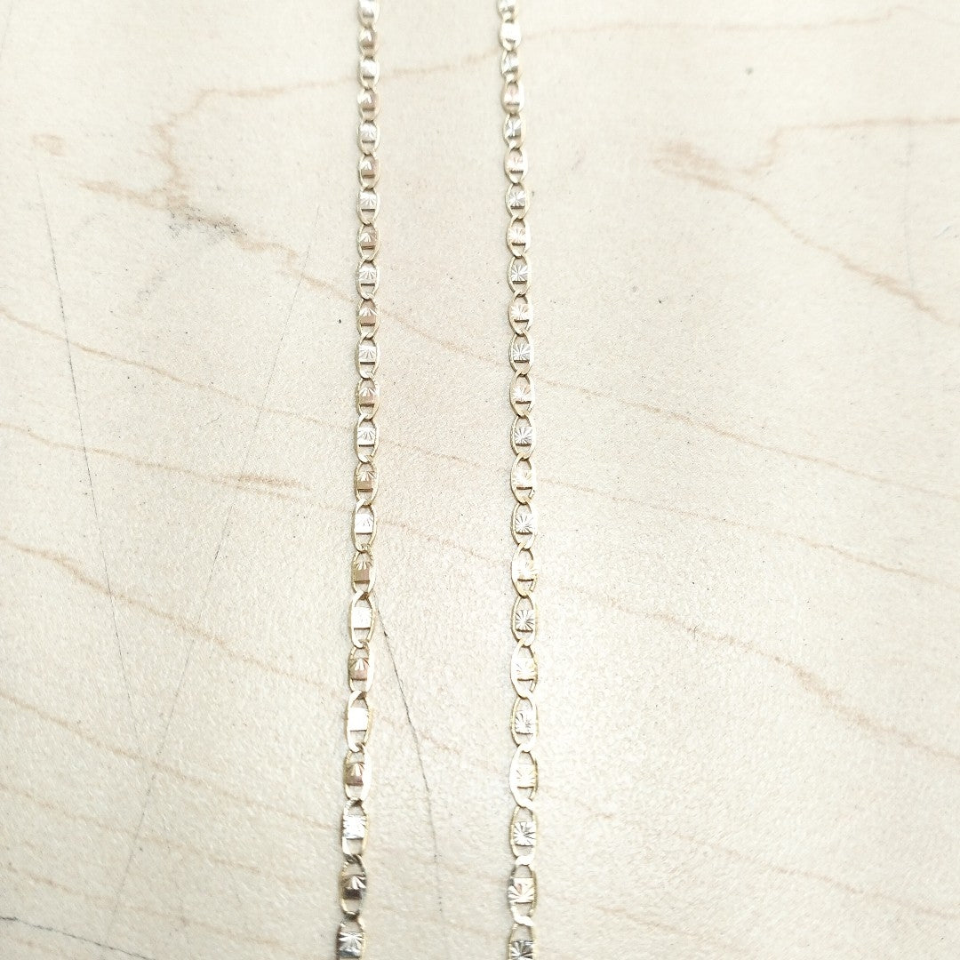 CADENA ORO COMBINADO 10 K 2.8 GRMS (SEMINUEVO)