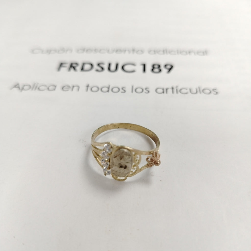 ANILLITO ORO COMBINADO 10 K 2.4 GRMS (SEMINUEVO)