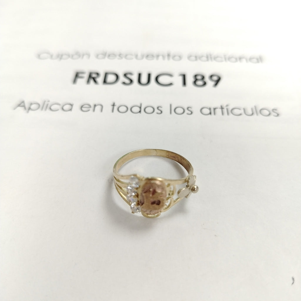 ANILLITO ORO COMBINADO 10 K 2.5 GRMS (SEMINUEVO)