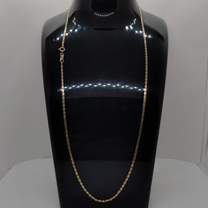 CADENA ORO COMBINADO 10 K 1.5 GRMS (SEMINUEVO)