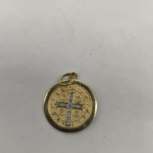 MEDALLA RELIGIOSA ORO 14 K 1.9 GRMS (SEMINUEVO)