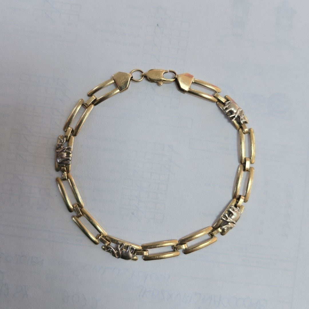 PULSERA ORO 10 K 7.5 GRMS (SEMINUEVO)