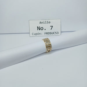 ARGOLLA ORO 14 K 3.6 GRMS (SEMINUEVO)