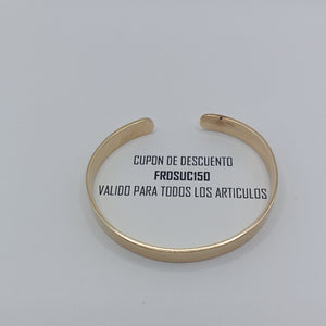 PULSERA RIGIDA ORO 14 K 23.2 GRMS (SEMINUEVO)
