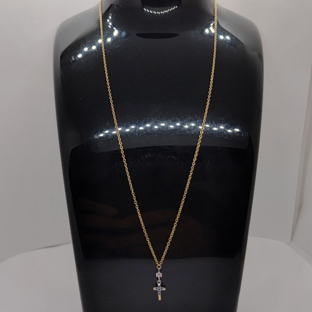 CADENA, CRUZ ORO 14 K 2.1 GRMS (SEMINUEVO)