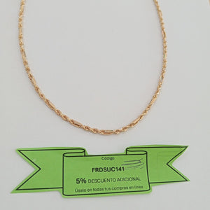 CADENA ORO 10 K 7.5 GRMS (SEMINUEVO)