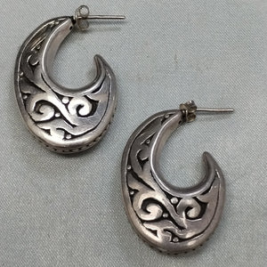 ARETES PAR PLATA 8,30 GRMS (SEMINUEVO)