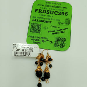 ARETES PAR ORO 10 K 4.7 GRMS (SEMINUEVO)