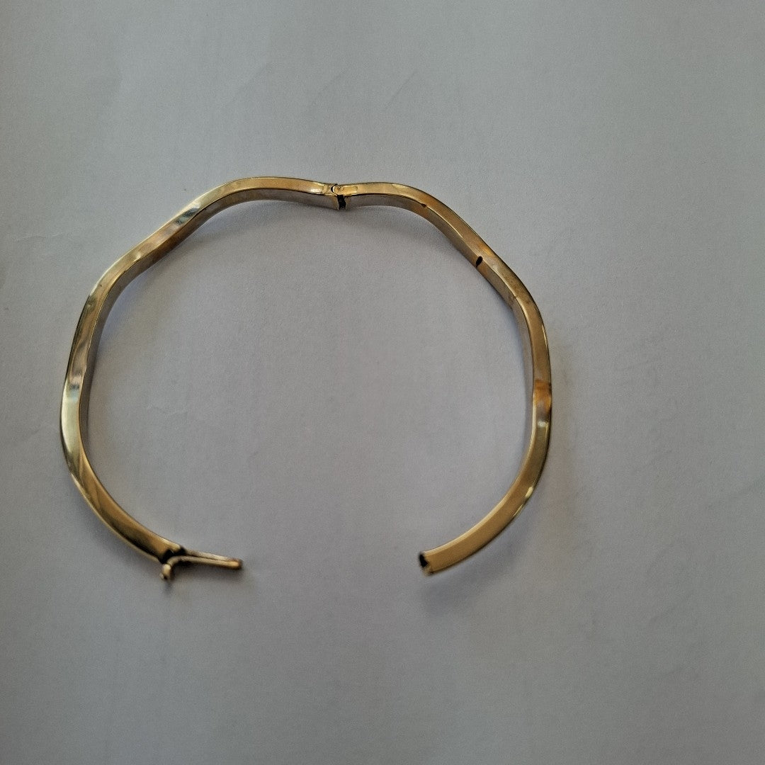 PULSERA RIGIDA ORO 14 K 5.4 GRMS (SEMINUEVO)