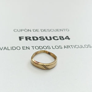ANILLO ORO 14 K 2,70 GRMS (SEMINUEVO)