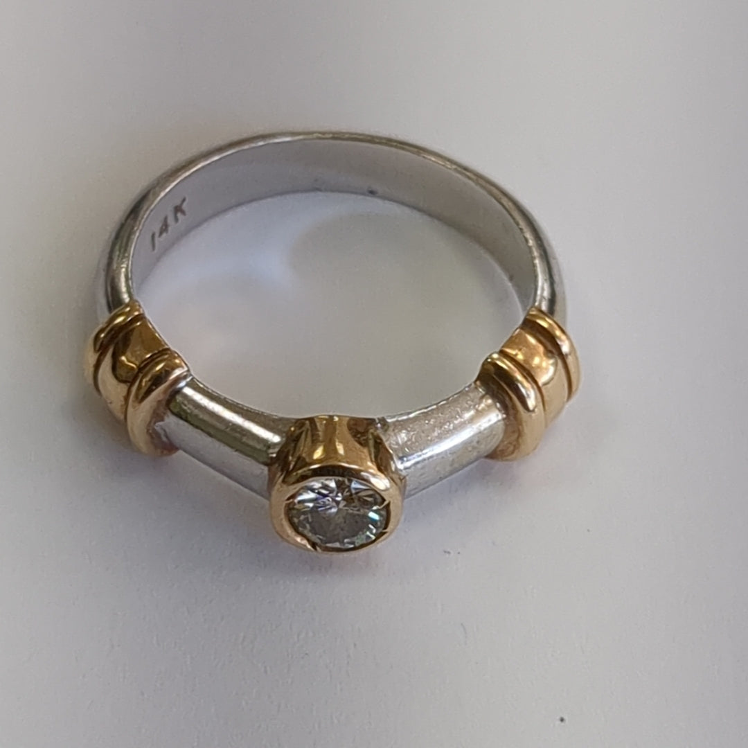 ANILLITO ORO BLANCO 10 K 4,20 GRMS (SEMINUEVO)