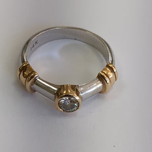 ANILLITO ORO BLANCO 10 K 4,20 GRMS (SEMINUEVO)