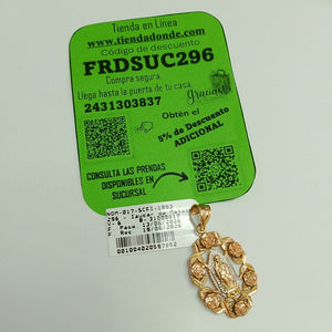 MEDALLA RELIGIOSA ORO 14 K 2.5 GRMS (SEMINUEVO)