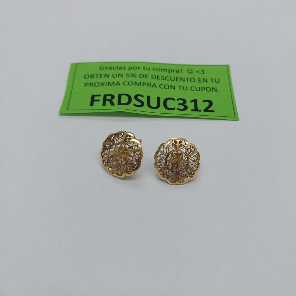 ARETES PAR ORO 18 K 1.9 GRMS (SEMINUEVO)