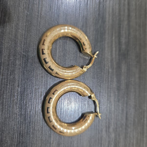 ARRACADAS PAR ORO 14 K 3.6 GRMS (SEMINUEVO)