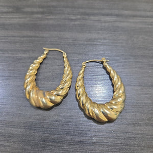ARRACADAS PAR ORO 14 K 4 GRMS (SEMINUEVO)