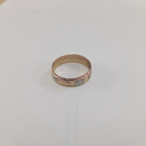 ARGOLLA ORO, ORO COMBINADO 10 K 1.3 GRMS (SEMINUEVO)