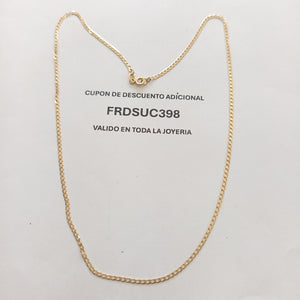 CADENA ORO 14 K 2.5 GRMS (SEMINUEVO)