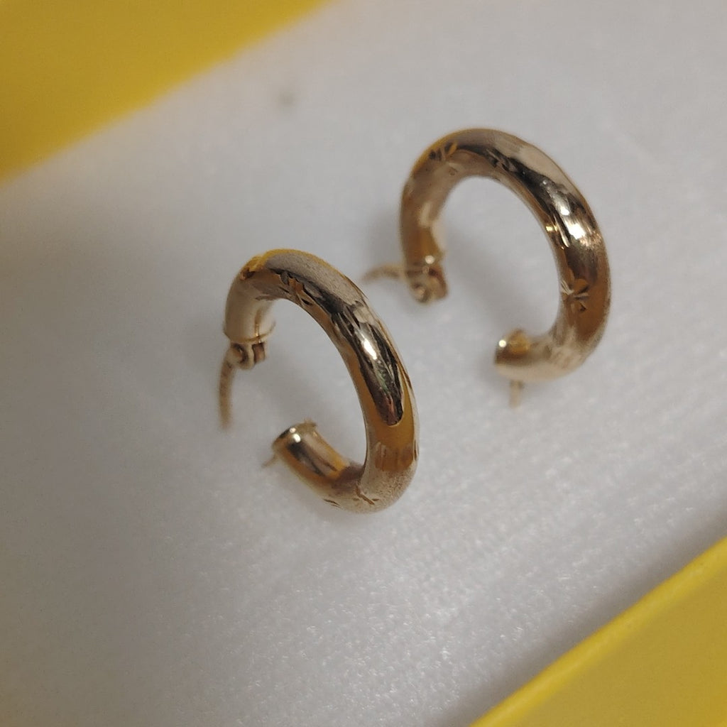 ARRACADAS PAR ORO 14 K 1,40 GRMS (SEMINUEVO)