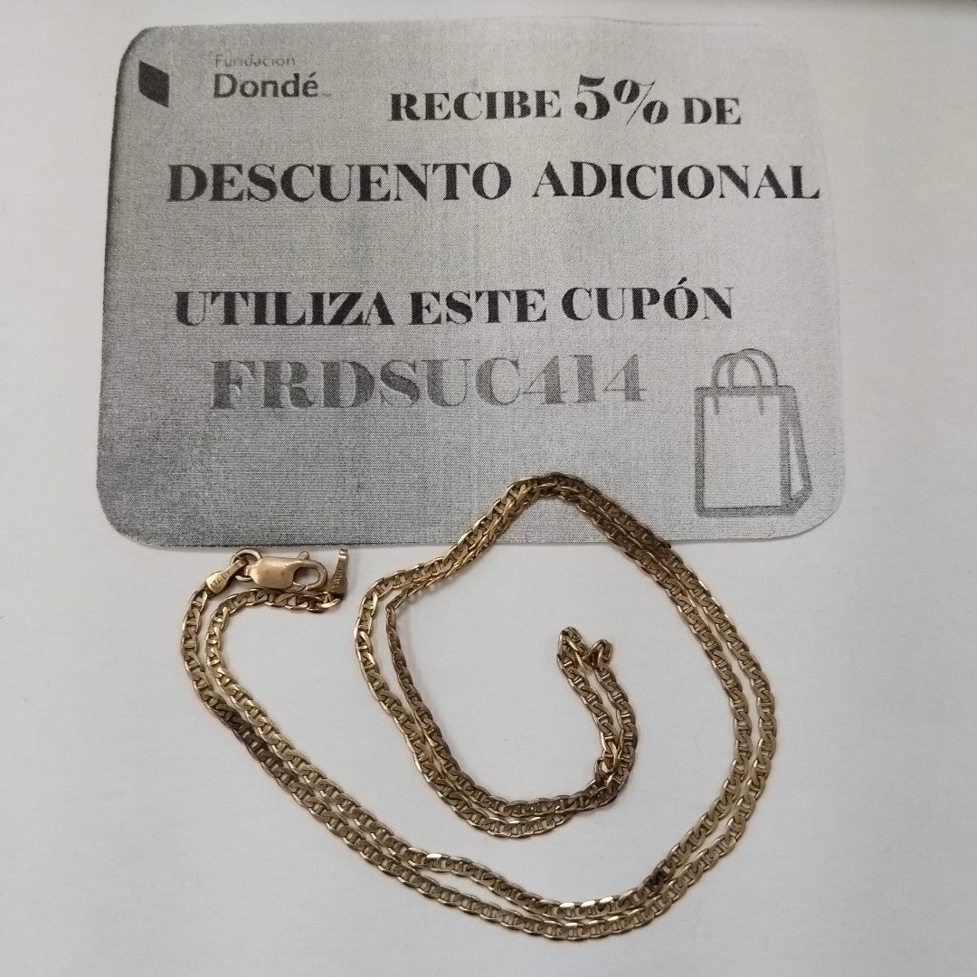 CADENA ORO 10 K 4,60 GRMS (SEMINUEVO)