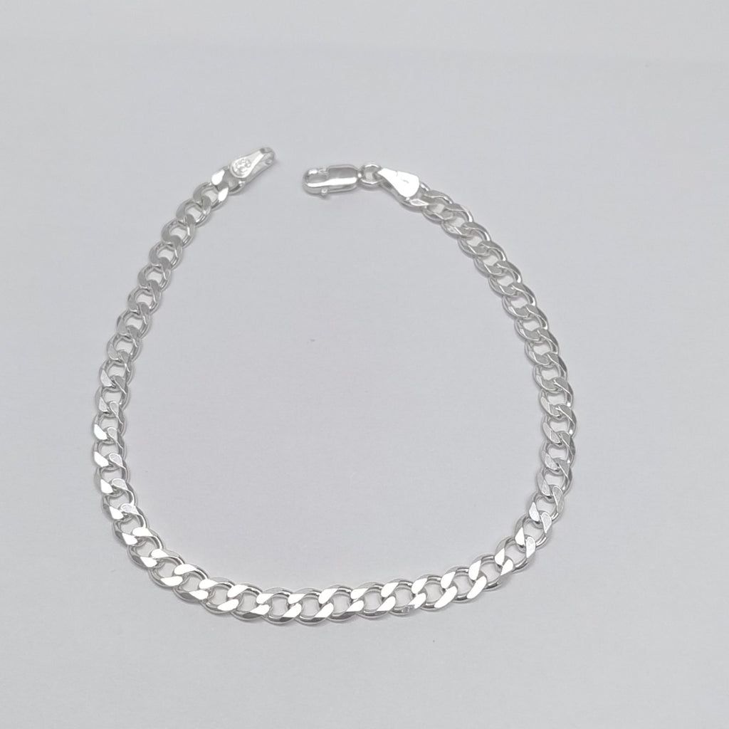 PULSERA BARBADA PLATA .925 21 CM 7.23 GR (NUEVO)