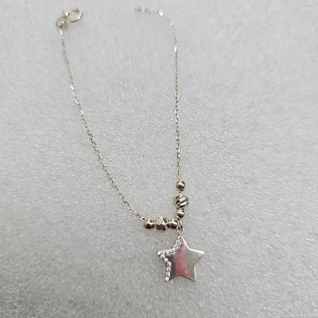 CADENA, PULSERA PLATA 8.9 GRMS (SEMINUEVO)