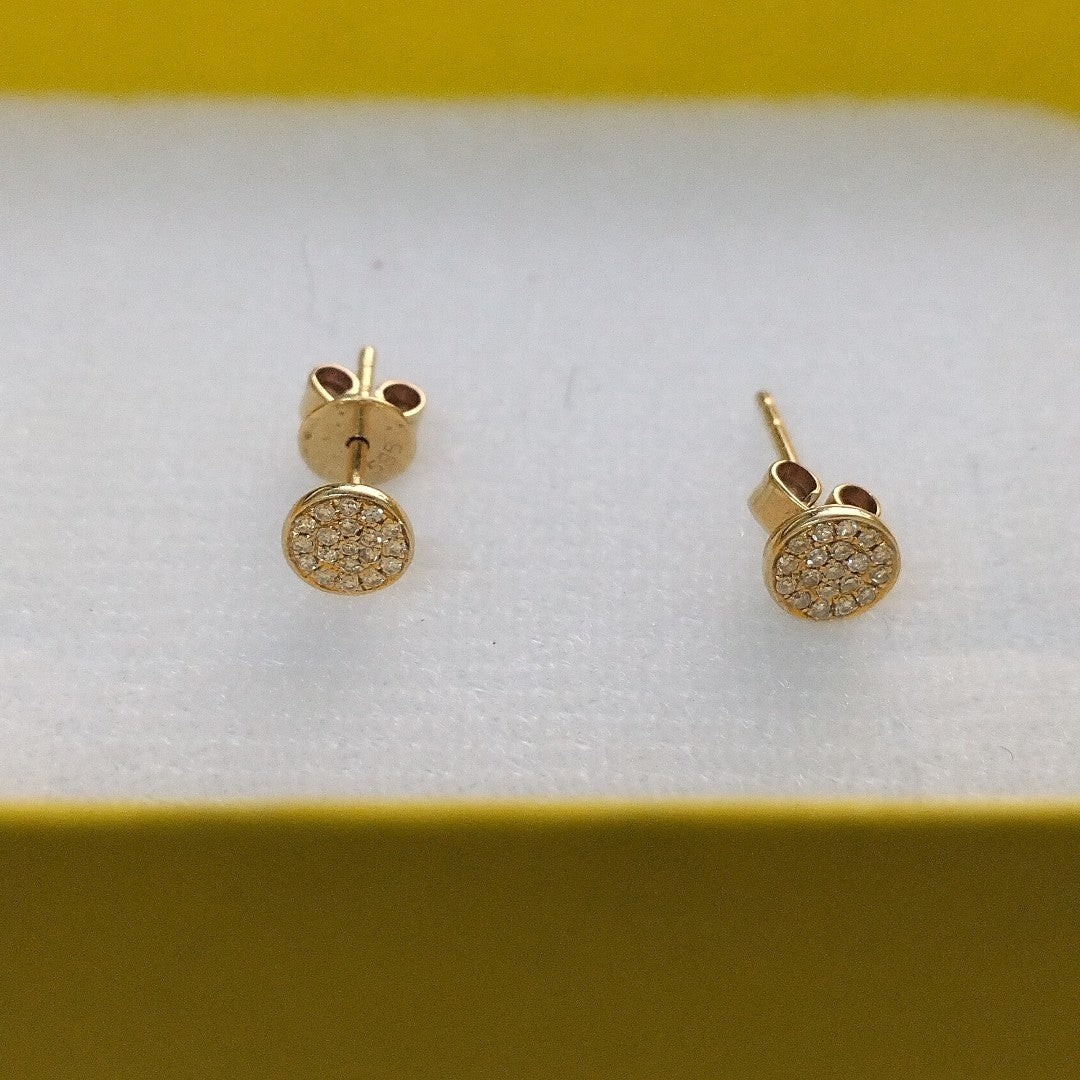 ARETES PAR ORO 14 K 0,70 GRMS (SEMINUEVO)