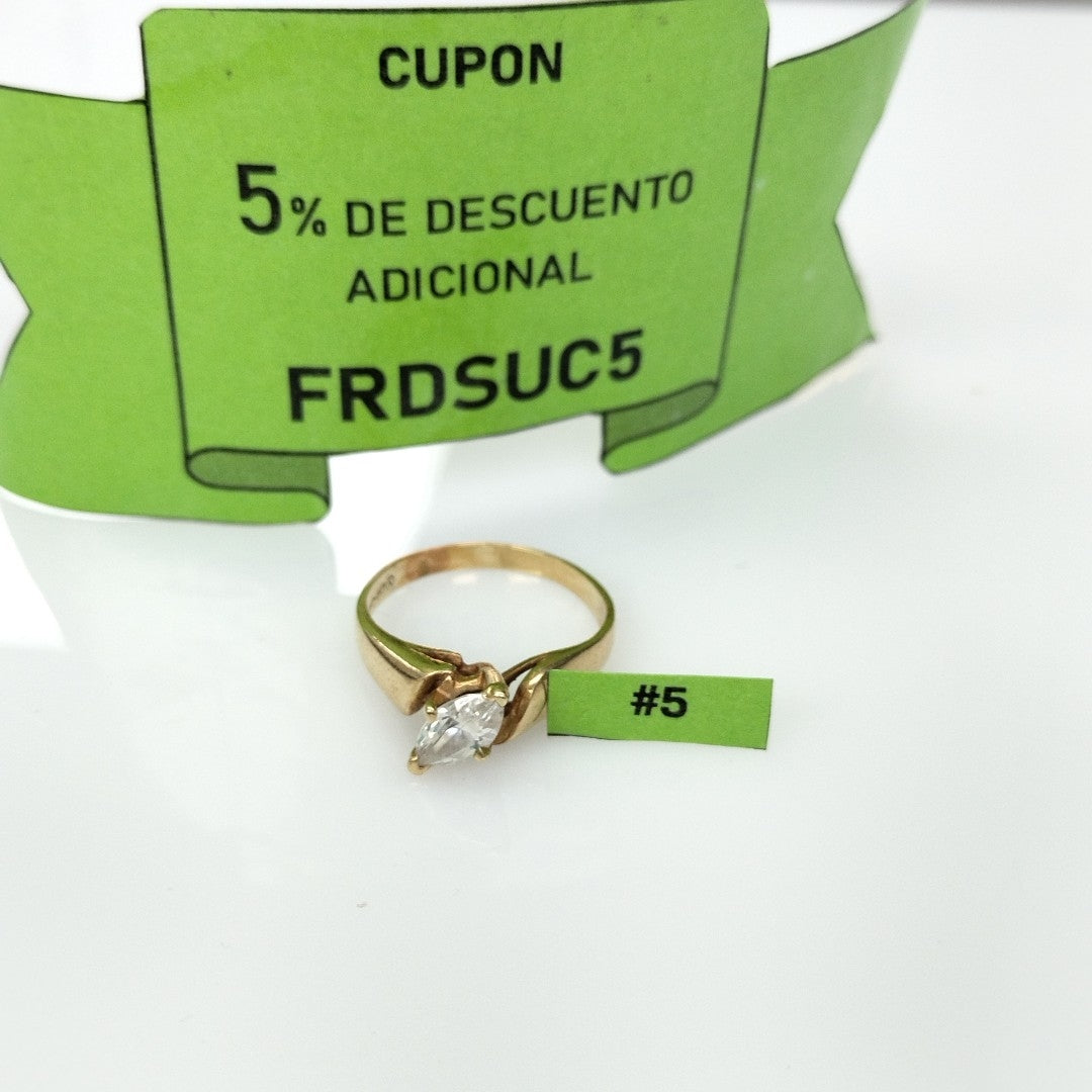 SOLITARIO ORO 14 K 2,30 GRMS (SEMINUEVO)