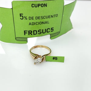 SOLITARIO ORO 14 K 2,30 GRMS (SEMINUEVO)