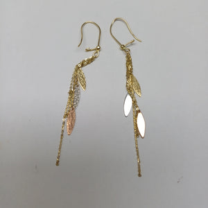 ARETES PAR ORO 10 K 2 GRMS (SEMINUEVO)