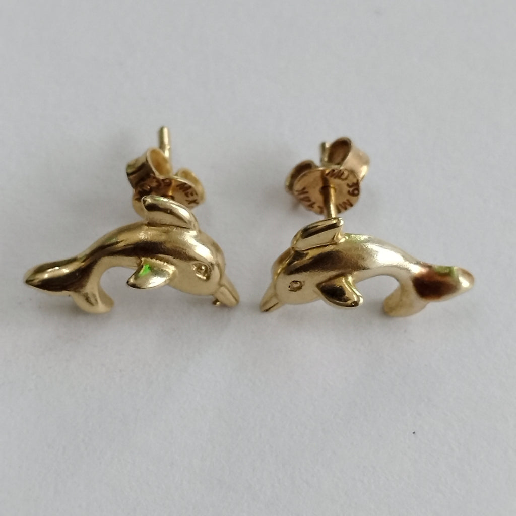 ARETES PAR ORO 14 K 2.1 GRMS (SEMINUEVO)