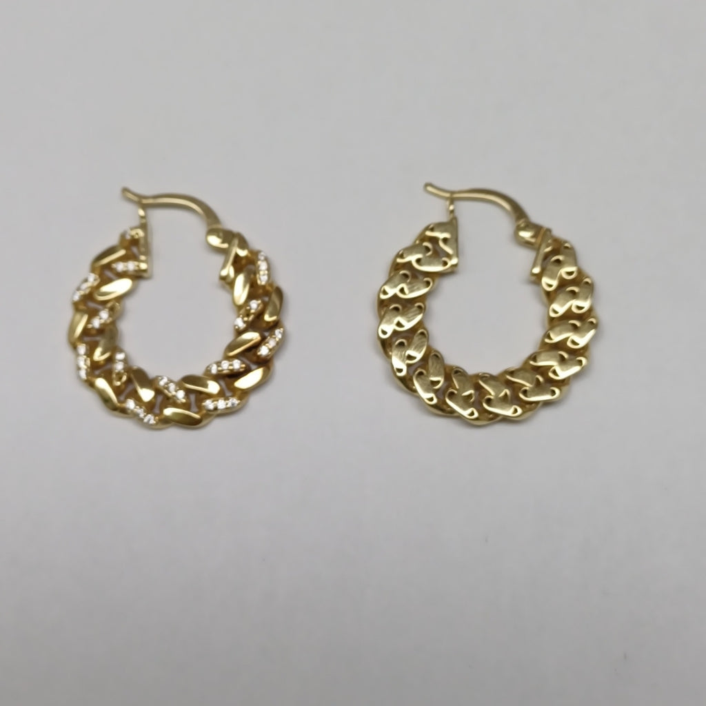 ARRACADAS PAR ORO 14 K 6,80 GRMS (SEMINUEVO)