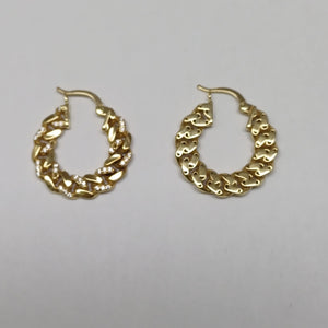 ARRACADAS PAR ORO 14 K 6,80 GRMS (SEMINUEVO)