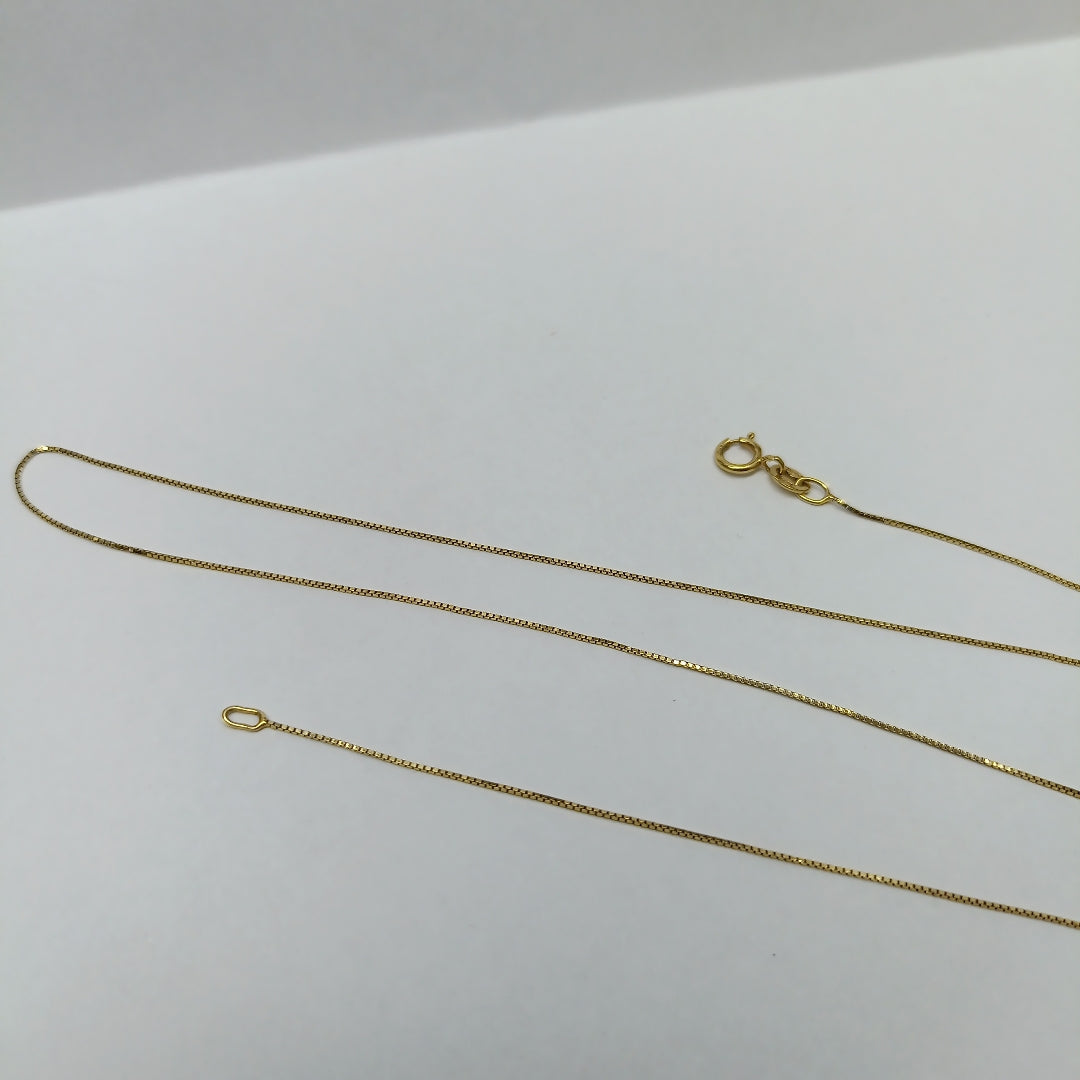 CADENA ORO 14 K 0.9 GRMS (SEMINUEVO)