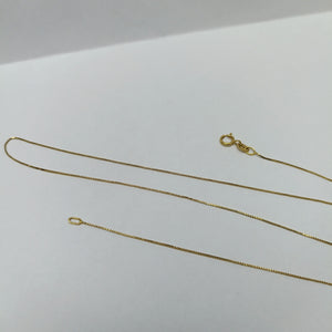 CADENA ORO 14 K 0.9 GRMS (SEMINUEVO)