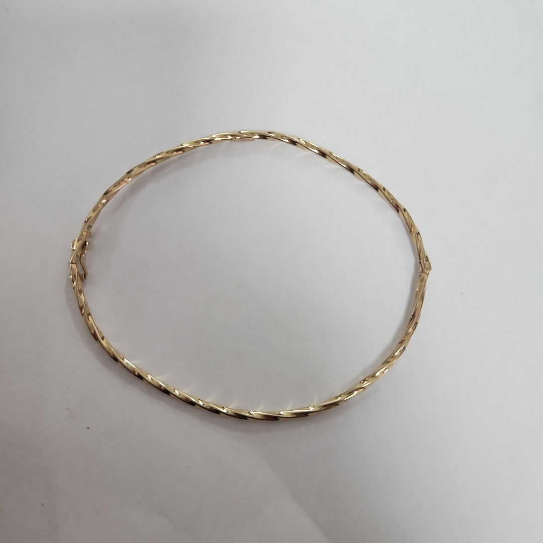 PULSERA RIGIDA ORO 14 K 3.7 GRMS (SEMINUEVO)