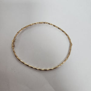 PULSERA RIGIDA ORO 14 K 3.7 GRMS (SEMINUEVO)