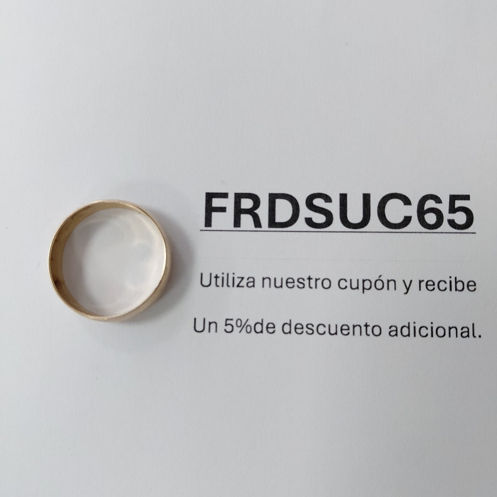 ARGOLLA ORO 8 K 2.4 GRMS (SEMINUEVO)