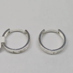 ARETES ARRACADAS GRECAS PLATA .925 4.13 GR (NUEVO)