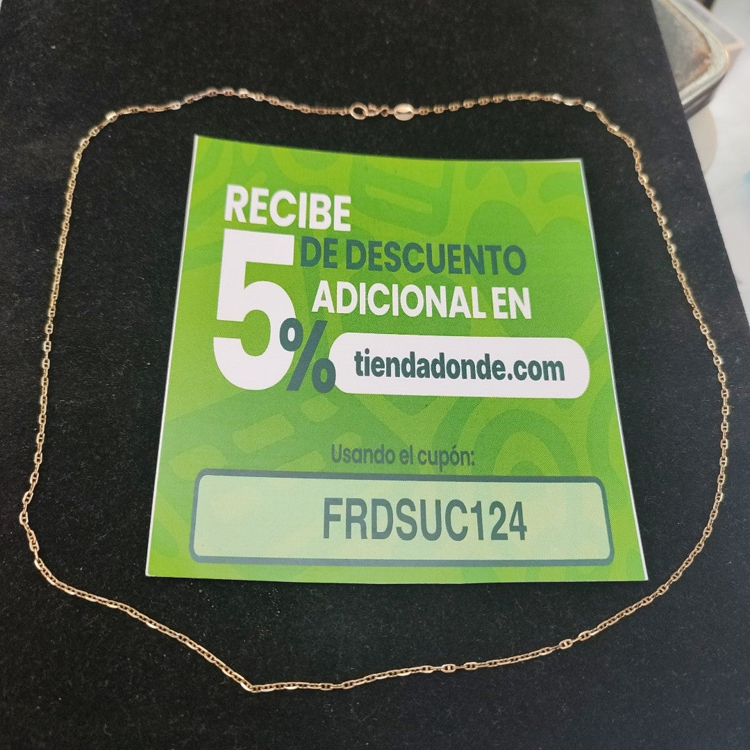 CADENA ORO 10 K 2.2 GRMS (SEMINUEVO)
