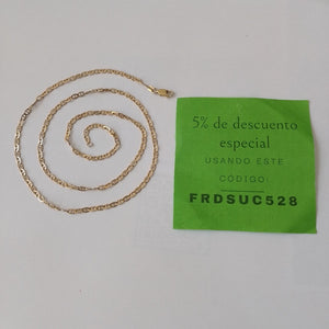 CADENA ORO 14 K 6,10 GRMS (SEMINUEVO)