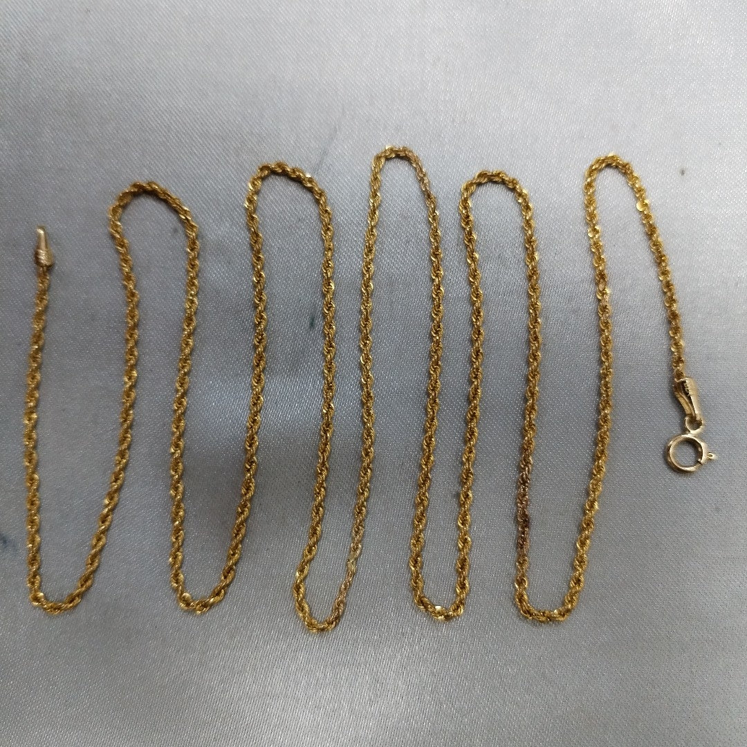 CADENA ORO 14 K 1.7 GRMS (SEMINUEVO)