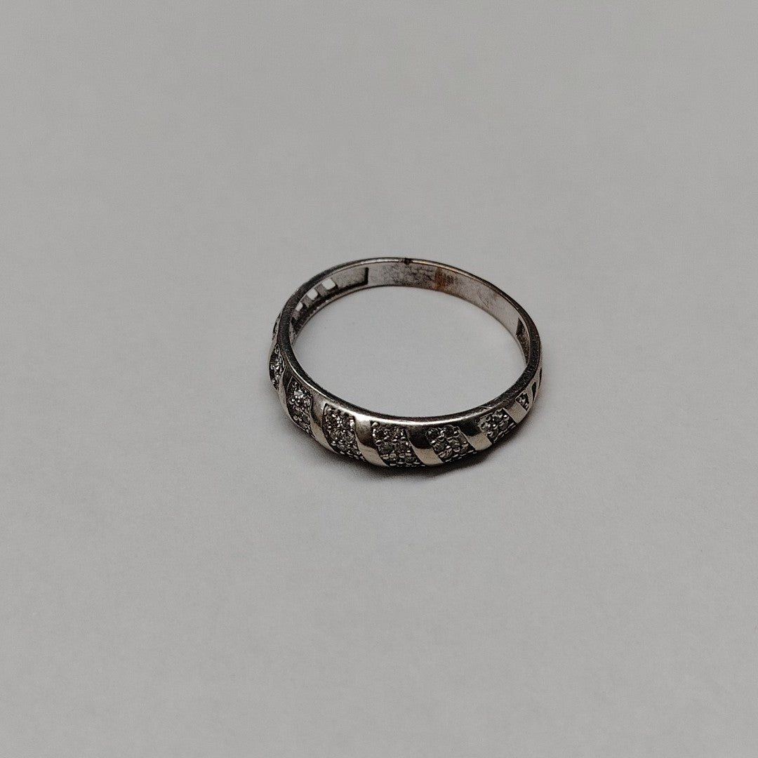 ANILLO ORO BLANCO 10 K 2,20 GRMS (SEMINUEVO)