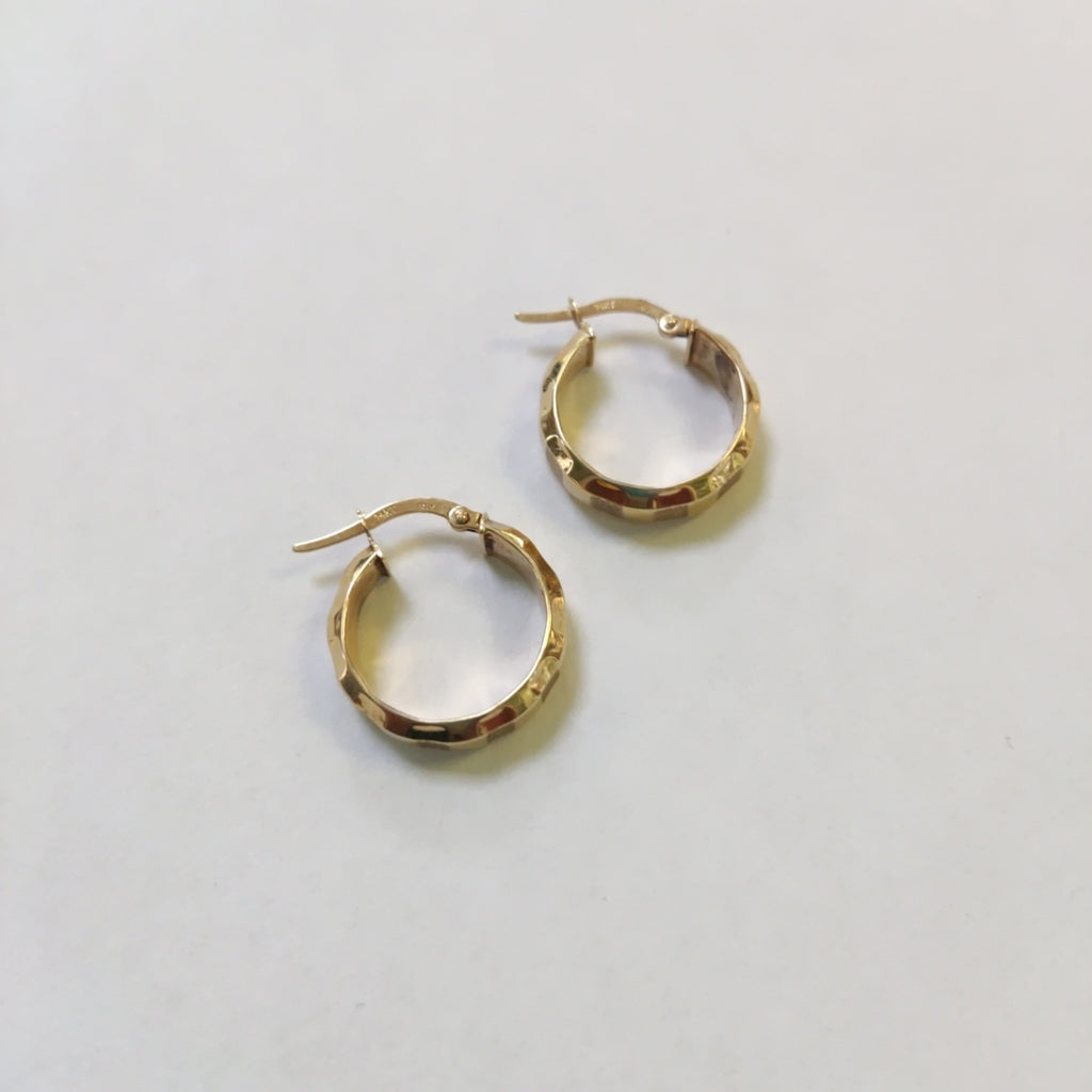 ARRACADAS PAR ORO 14 K 2.3 GRMS (SEMINUEVO)